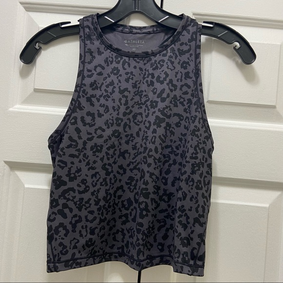 Athleta Leopard Shanti crop tank - Picture 2 of 9